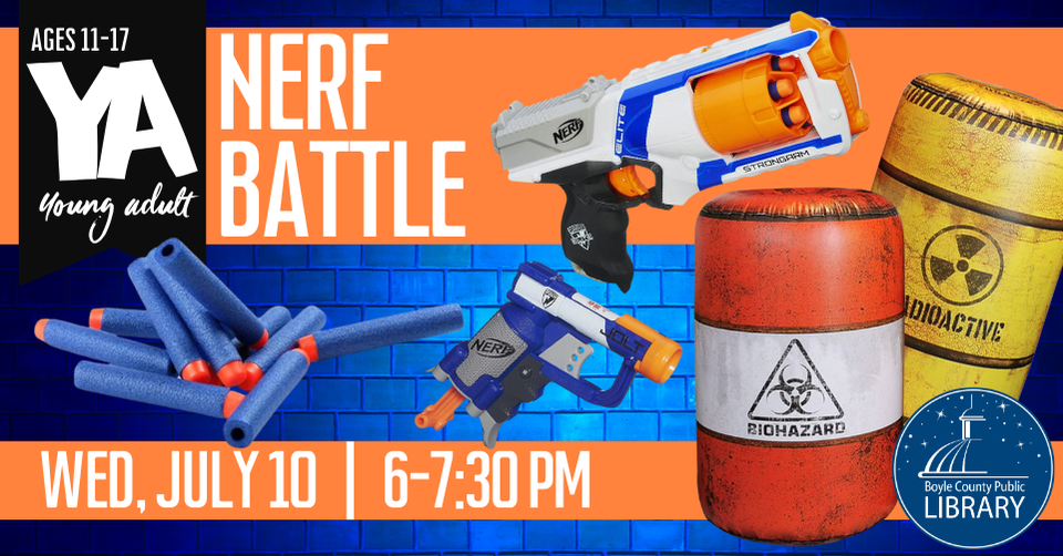 YA NERF Battle Poster