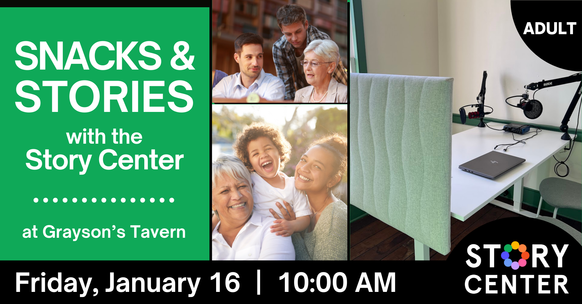 Snacks and Stories with the Story Center