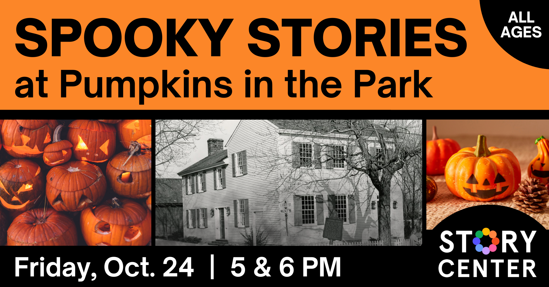 spooky stories at the Story Center