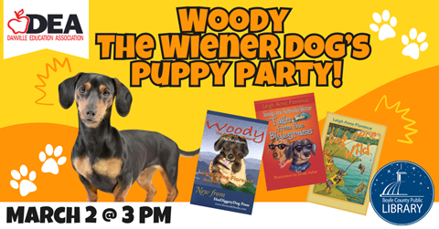 Woody the Kentucky Wiener Dog Puppy Party