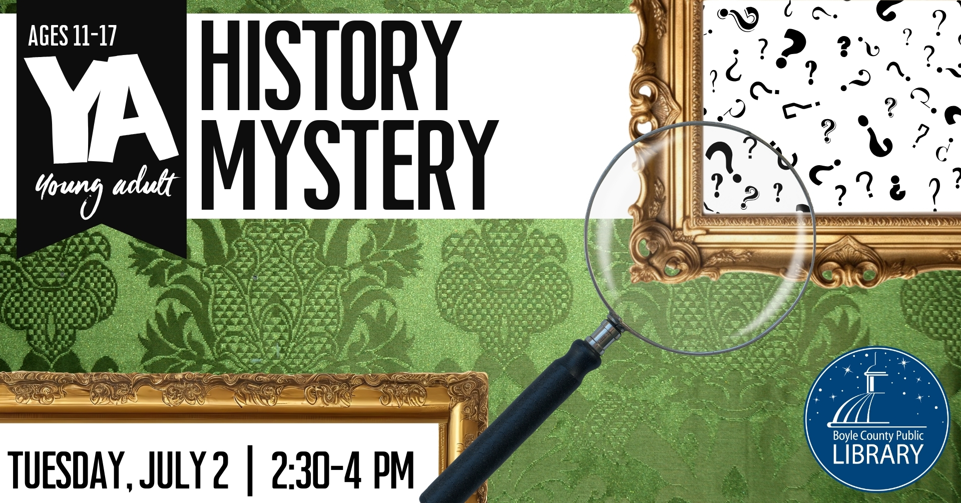 YA History Mystery Poster