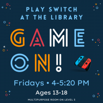 Game On Play Nintendo Switch at the library