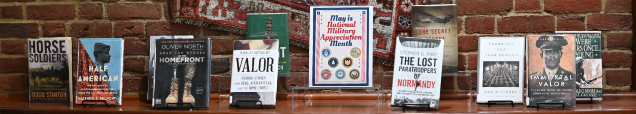 Military Appreciation Month Display